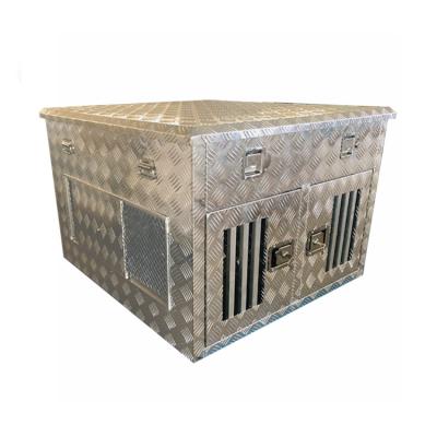 Chine Les boîtes de chien en aluminium faites sur commande pour prennent le camion, boîtes de chien en aluminium de chasse à vendre