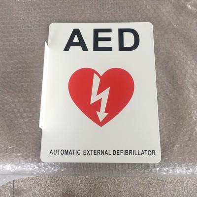 China Duidelijk de Muurteken van 2 Manier Vlak AED, 90 Graadteken AED-254x177mm Te koop