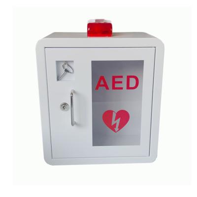 China Universalinnenweißmetall alarmierte AED-Defibrillator-Wandschrank zu verkaufen