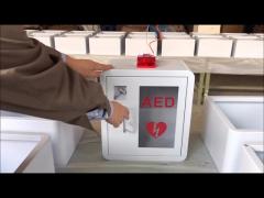 Universal Indoor Metal AED Defibrillator Cabinets Customization Acceptable