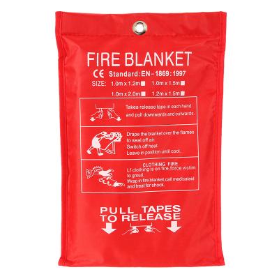 China Public Place Home Used Welding Fiberglass Fabric Industrial Fire Blanket Blanket For Kitchen for sale