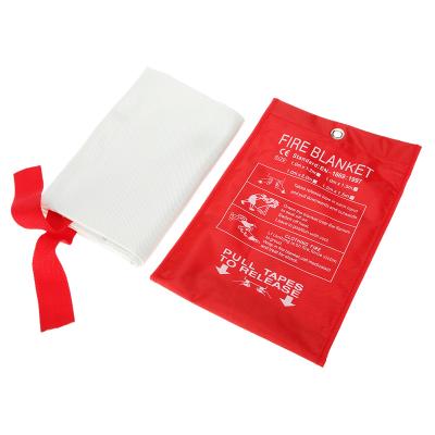 China Public Place 1m X 1m Emergency Escape Fire Blanket High Quality Welding Blanket for sale