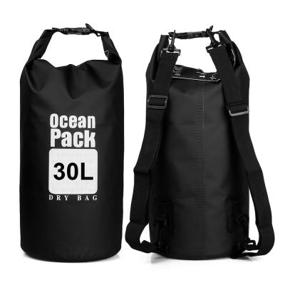 China Light Weight Customized Waterproof PVC Dry Backpack Sack Bag For Sport Swimming Camping Fishing for sale