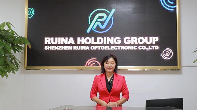 Verified China supplier - Shenzhen Ruina Optoelectronic Co., Ltd.