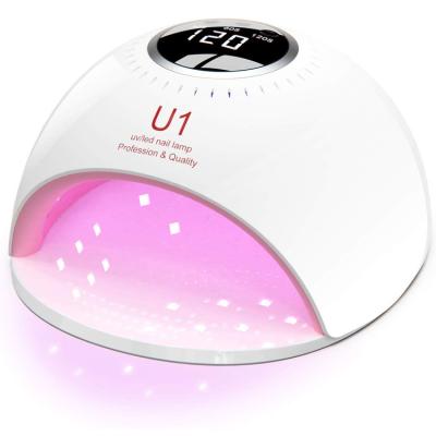 China 84W LED Gel Nail Polish Lamp LED Nail Lamp Digital Display UV Light Lamp Portable Portable UV Curing Machine U1 for sale