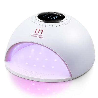 China Portable High Quality 84W Nail Dryer U1 LED Fast UV Lamp Nails Tools For Gel Polish Curing Lamp With LCD Display For Manicure for sale