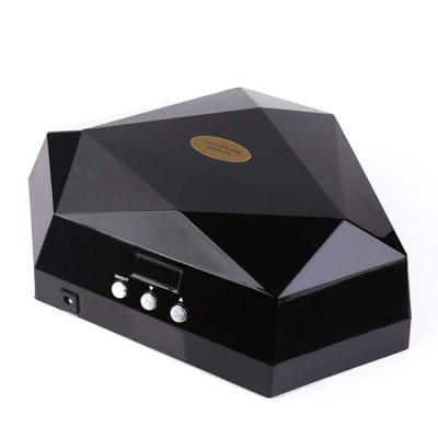 China Nail Art Beauty 60W Nail Dryer for Gel Polish UV LED Diamond Shaped Double Holes Design Curing Lamp, Fit Pair Hands or Feet for sale