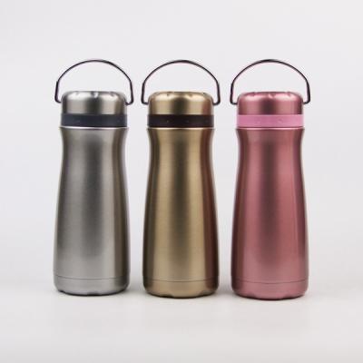 China Viable Personalized 18oz Stainless Steel Vacuum Flask Water Bottle Thermal Tea Thermos With Strainer for sale