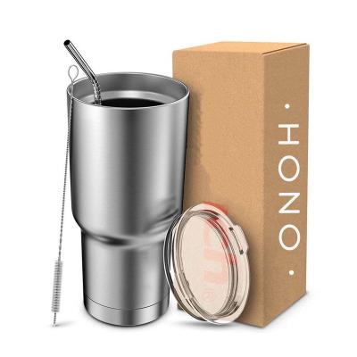 China Sustainable Stainless Steel Metal Ozark Custom Vacuum Insulated Trail Cooler Tumbler 30oz Double Wall Mug With Lid for sale