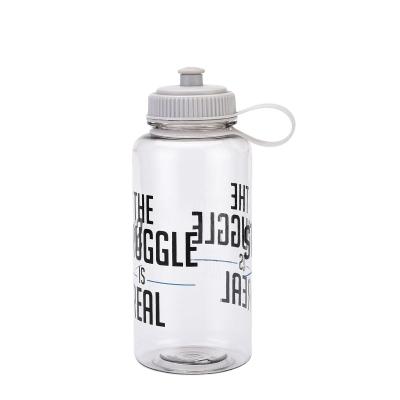 China Sustainable Tritan Plastic Water Bottles With Wide Mouth And Leak Proof Push-Pull Lid BPA Free Eco-Friendly Plastic Portable Water Bottles for sale