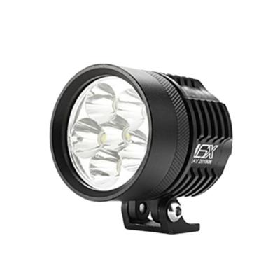 China Universal Super Bright Motorcycle Mini Driving Light Motorcycle Headlight Car Head Light L6X Led Work Light Spot Light for sale