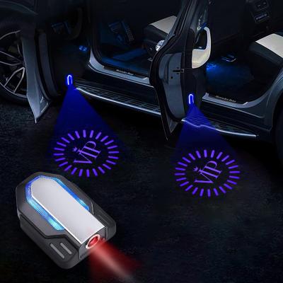 China Dynamic Wireless Rechargeable Shadow Light Ghost Projector Auto Badge Led Light Car Door Light HD Led Logo Projector 78*55*26mm for sale