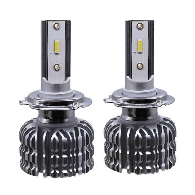 China High Brightness IP68 8000LM 9005 9006 K1 H11 H4 Car Headlamp CE Fanless H7 Car Led Headlight Led Bulbs for sale