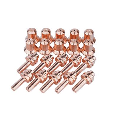 China Accessroies 176656 Plasma /176655 Electrode&Nozzle Welding Tip For Air Plasma Cutting Autogenous Cutting Nozzle 10pcs Electrode +10 pcs Tips for sale