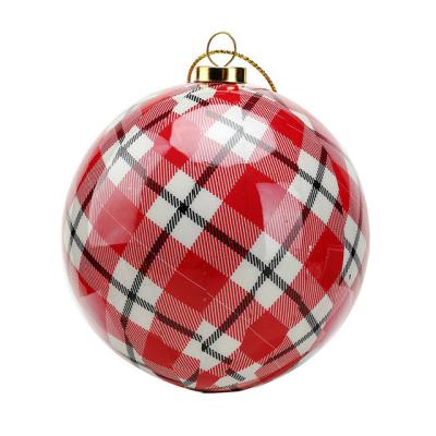 China Fashion Christmas decorations Christmas ball 75mm plastic memory ball pendant Christmas tree decorations accessories for sale