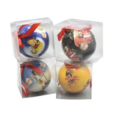 China Modern European and American hot-selling Christmas ball stickers foam ball Christmas shopping mall decorative pendant window layout. for sale