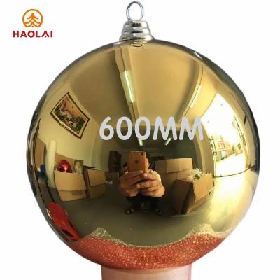 China Christmas tree ornament Christmas celebration advertising decoration 60cm Christmas plastic ball large outdoor pendant Christmas Ball & Tree Ornaments23 for sale