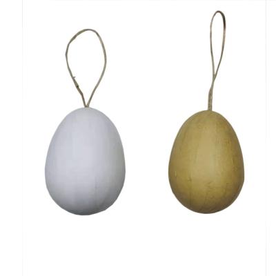 China Modern Amazon selling foam sticker eggs 6cm primary color kraft paper simulation eggs Christmas ornaments eggs. for sale