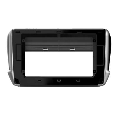 China GPS car dvd fascia for Peugeot 2008 car stereo installation kit fascia panel car radio view adapter cover for sale