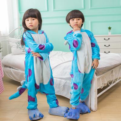 China Wholesale Long Sleeve Tigger Flannel Onesie Animal Pajamas Kids Pajamas for sale