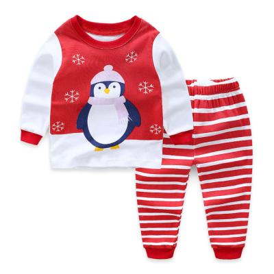 China High Quality Short Sleeve Kids Sleepwear With Pants 100% Cotton Winter Baby Pajamas Set For Kids for sale