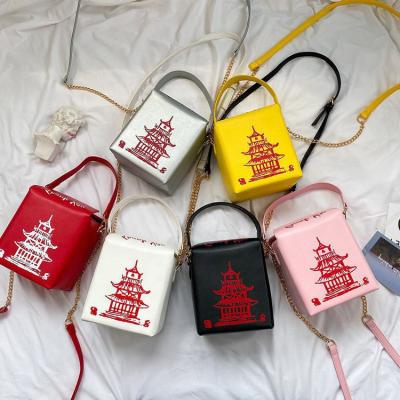 China Daily Life Hot Selling Square Purse Thank You Appreciate Chinese Purse Ladies Purse Purses for sale