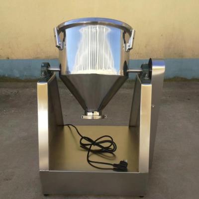 China Drum food grade material mixing machine /stainless steel drum medicine mixer for customized for sale