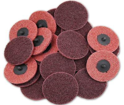 China Sharper and more wear-resistant 3 inch surface treatment discs, 25 pcs medium sanding discs, type-r quick change and heat dissipation (Red-middle). for sale