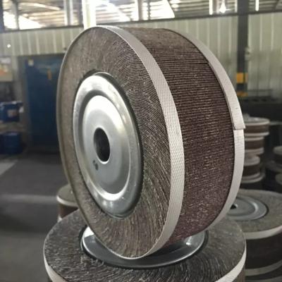 China 150-350mm Sharper and more wear-resistant alox fin cloth emery grinding polishing wheel for stainless steel for sale