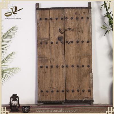 China Chinese solid wood hotsale cheap old warehouse antique door for sale