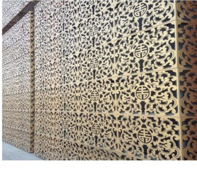 China Beautiful Aluminum Perforated Metal Interior Decorative Wall Panel for sale