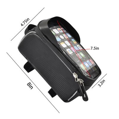 China Bolso de tubo superior Bolso de soporte para teléfono con auriculares Agujero para ventana 8x3.2x4.75