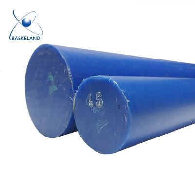 China Machinery industry used to produce gears for engineering rod 300mm diameter black plastic blue MC molded rod/polyamide 6 bar nylon PA stick for sale