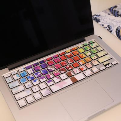 China DIY LAPTOP decoration laptop key decals waterproof for mac keyboard stickers for sale