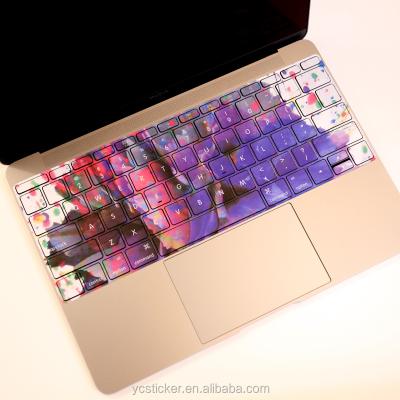 China No Residue New Design Custom Colorful Laptop Keyboard Skin Stickers Online Shopping Cover for sale