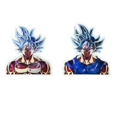 China Waterproof+Eco-friendly Custom Goku Dragon Ball Z Lenticulaire Anime Migatte no Gokui 3D Motion Sticker Waterproof Car Decals Anime Sticker For Car for sale