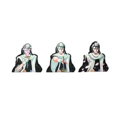 China Waterproof+Eco-friendly Wholesale Kuchiki Byakuya Holographic Cartoon 3D Car Anime Stickers BLEACH lenticular Waterproof  Ichigo 3D Motion Stickers for sale