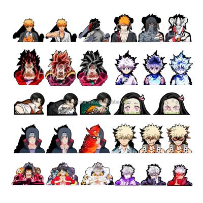 China Waterproof+Eco-friendly 350 Designs Wholesale Demon Slayer Cartoon 3D Car Anime Stickers Chainsaw Man lenticular Waterproof  3D Anime Motion Stickers for sale