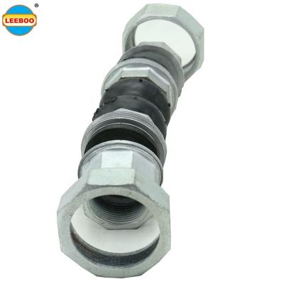 China Air maker of thread connection expansion carbon steel elastic rubber joint direction for sale