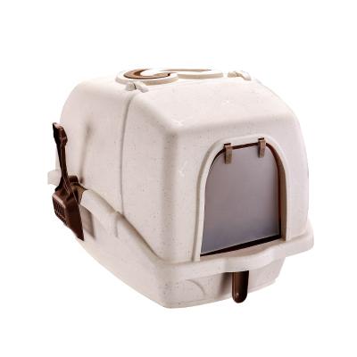 China hot sale new luxury plastic automatic cat litter box toilet 58*44*42cm for sale