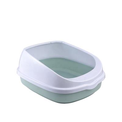 China Durable Stored Using Low Price Fully Automatic Pet Orange Circular Top Cat Litter Basin for sale