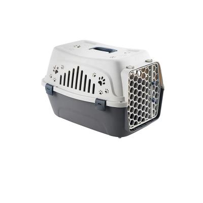 China Breathable Plastic Airline Approved Deluxe Pet Carrier Pet Cage for sale