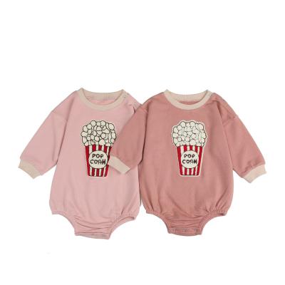 China High Quality 100% Cotton Long Sleeve Printed Newborn Baby Clothes Infant Jumpsuit Clothing Infant Rompers for sale