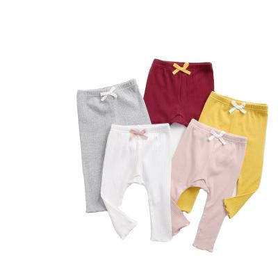 China Yiwu Haier Newborn Baby Clothes Breathable Spring Pants Casual Leggings Fashion Kids PP Pants For Girl Toddler Long Pants for sale