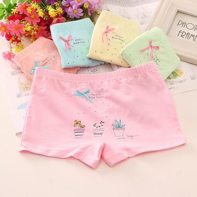 China 2021 New Design Girls Organic Underwear Kids Girls Briefs Soft Cotton Breathable Underwear for sale