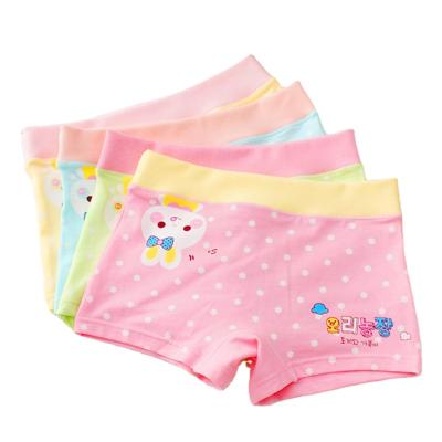 China Breathable Wholesale Cartoon Printed Kids Soft Cotton Underwear Children Briefs Little Girl Underwear for sale