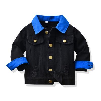 China Autumn Denim Jacket With Buttons Baby Coat Breathable Kids Wear Boy's Clothes Boys Jacket for sale