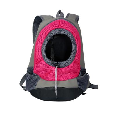 China Lightweight Breathable Pet Backpack Cat Dog Carrying Backpack Out Of Convenient Travel Pet Bag for sale