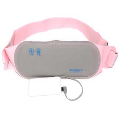 China Portable High Quality Breathable Wireless Waistband Spandex Heating Waist Belt For Adult for sale