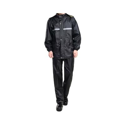 China Reflective Waterproof Polyester Work Rain Suit For Men for sale